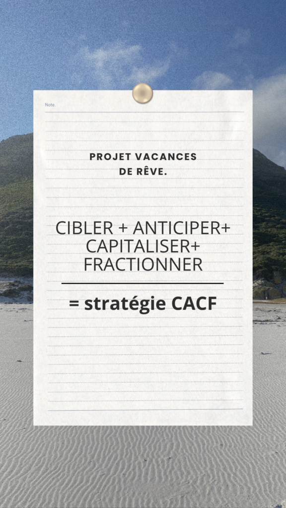 Construis ton projet vacances de rêve